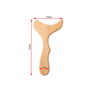 Venta al por mayor personalizable Gua Sha celulitis madera masajeador madera terapia Kits herramientas de masaje - Product Image 4