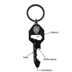 Portachiavi Multifunzionale Creativo a Forma di Chiave con Apribottiglie Pratico dal Design Minimalista per la Comodità Moderna - Product Image 3