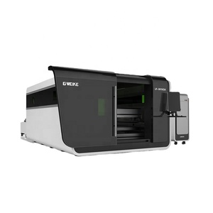 Mesin pemotong serat Laser 3000*1500mm, <span class=keywords><strong>Platform</strong></span> ganda kecepatan potong tinggi seluruh cakupan - Product Image 1