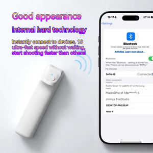 Mini <span class=keywords><strong>palo</strong></span> de <span class=keywords><strong>selfie</strong></span> portátil para teléfono móvil Iphone 17/16/15/14/13/12 Samsung <span class=keywords><strong>HuaWei</strong></span> más ligero plegable blanco rosa tiro - Product Image 2