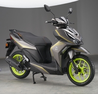 Scooter à essence 125cc 4 temps refroidi par air EEC Euro5 EFI avec démarrage sans clé, frein à disque avant et frein à tambour arrière, grand réservoir de 8L pour adultes - Achat en gros