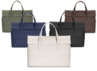 Sac fourre-tout blanc en PU avec fermeture à enroulement, sac à main résistant à l'eau, sac à bandoulière portable pour les voyages, le shopping et l'usage quotidien