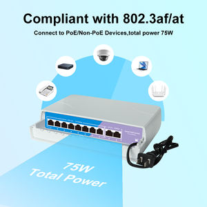 8+2 1000Mbps KuWFi Switch Poe Gigabit Dış Mekan SFP Portlu AI Watchdog IP66 8 Port 100Mbps 2 Port 1000Mbps Uplink Dış Mekan Poe Switch - Product Image 4