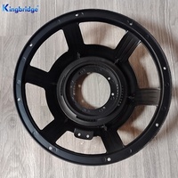 Kingbridge penutup Speaker aluminium 15 inci, untuk penggunaan industri, rumah dan mobil Subwoofer Audio logam