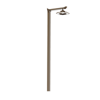 Lámpara de Jardín LED de 15W, Súper Brillante, de Aleación de Aluminio, Impermeable IP66, con Control Remoto y por Aplicación, Regulable, de Estilo Moderno