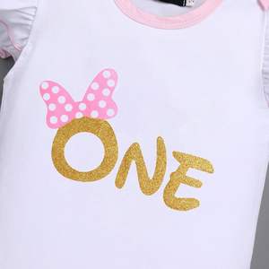 Костюм принцессы IBTOM CASTLE для девочек на 1/2/3-й день рождения: комбинезон с рюшами + юбка-пачка в горошек + повязка на голову, комплект из 3 предметов - Product Image 5