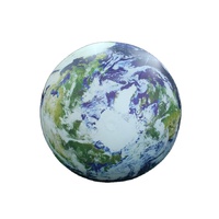 Globe terrestre gonflable décoratif en PVC