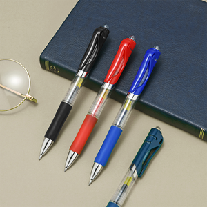 Groothandel Aanpasbare Logo Nanmu K35 Gel Pen Set 0.5Mm Bullet Tip Blauw/Rood Glitter Plastic Materiaal Business School Kantoor - Product Image 5