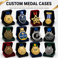 Médailles sportives personnalisées avec ruban, alliage de zinc, relief 3D, course à pied, football, basketball, natation, cyclisme, médaille de récompense