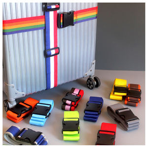 <span class=keywords><strong>Valise</strong></span> de voyage en nylon réglable avec logo personnalisé ceinture de bagages à <span class=keywords><strong>sangle</strong></span> croisée avec serrure à <span class=keywords><strong>code</strong></span> et mot de passe de sécurité - Product Image 6