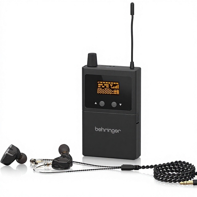 Behringer for 1000G2-R UHF Wireless Belt-Pack Receiver & Earphones IEM System