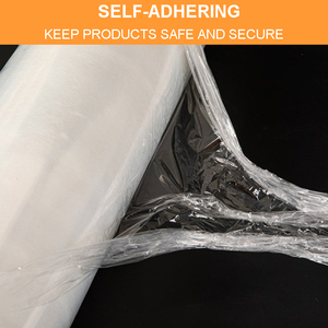 सस्ते औद्योगिक प्लास्टिक पैकिंग लपेटकर बोरी कम शोर जैव सफेद रंग 18 इंच 60 गेज का तार के लिए एलएलडीपीई खिंचाव फिल्म सामान - Product Image 5