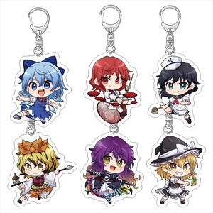 Anime Peripherals <span class=keywords><strong>Touhou</strong></span> Project Cute Cartoon colgante acrílico llavero - Product Image 1