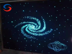 Bầu trời đầy sao trần ánh sáng sợi quang thiên hà ánh sáng với nhấp nháy sao băng lấp lánh Sao - Product Image 5