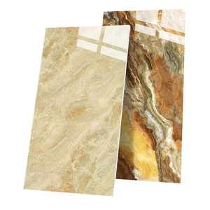 Carreaux de sol en porcelaine moderne haute brillance avec finition imitation pierre pour usage mural intérieur dans les salles de bain - Product Image 1