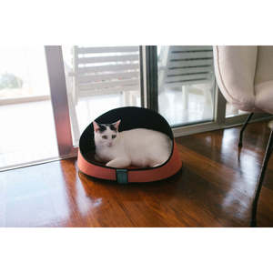 Maison pour chat en terre cuite, lit pour chat d'intérieur, endroit douillet pour dormir - Product Image 6