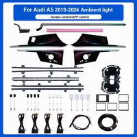 Kit de bande lumineuse LED d'ambiance intérieure pour voiture, 64 couleurs, style galaxie, contrôle par application, LHD RHD 12V IP67 pour Audi A5 2019-2024