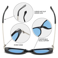 Lunettes de soleil pour femmes 2026, style rétro de luxe, monture en métal en forme de serpent, verres UV400, qualité supérieure, vente en gros