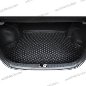 Alfombrilla de cuero para maletero de coche, forro de carga, cojín de equipaje para <span class=keywords><strong>KIA</strong></span> <span class=keywords><strong>Rio</strong></span> K2, 2011, 2012, 2013, <span class=keywords><strong>2014</strong></span>, 2015, 2016, 2017, accesorios QB, <span class=keywords><strong>interior</strong></span> - Product Image 4