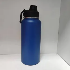 Bottiglie d'acqua isolate di alta qualità per bambini a scuola 16oz 22oz borraccia da campo sportivo con grande manico e coperchi