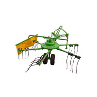 Rastrillo de heno rotativo para agricultura, herramienta de rodamiento de heno