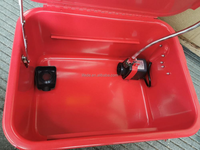 Laveuse de pièces automatique portable électrique de 3,5 gallons avec armoire de lavage