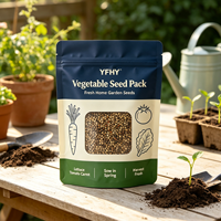 YFHY Sachet de Graines de Légumes pour Jardin Domestique – Laitue, Tomate, Carotte – Mélange de Graines – Sachet Doypack Refermable Anti-Humidité