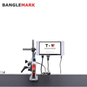 Mesin pencetak Inkjet Online Tij termal 7 inci, mesin cetak pengodean berkelanjutan Digital nomor Batch tanggal Logo