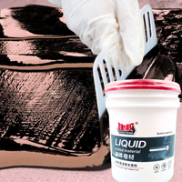 Revêtement de bobine liquide couche de finition polymère bitume modifié peinture d'étanchéité revêtement de toit étanche pour réparer les fuites