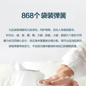 Show Bon Mattress 24cm 28cm Pocket Spring Foldable Orthopedic <b>Memory</b> <b>Foam</b> Bedroom Use - Product Image 5