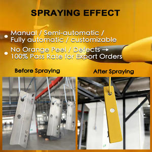 Línea de producción de equipos de recubrimiento en polvo de alta eficiencia Cabina de sistema de pulverización electrostática de ciclón pequeño - Product Image 3