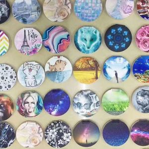 Wholesale Factory Price Custom Logo Printed Foldable Phone Stand with <b>Mirror</b> Novelty Promotional Gift - Product Image 1