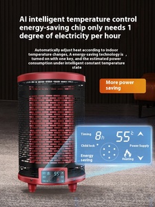 Petit chauffage électrique domestique rapide OEM PTC Four solaire vertical à économie d'énergie ETL CB Protection contre la surchauffe - Product Image 3