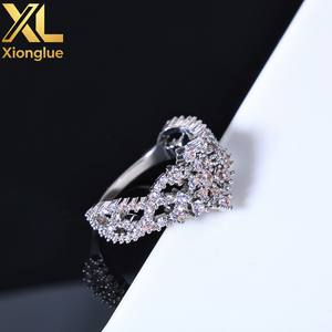 Euro-US Hip-Hop <b>Ring</b> Multi-Layer Wrapped Hollow Snowflake Design Minimalist Versatile Niche Zircon Band Customize - Product Image 1