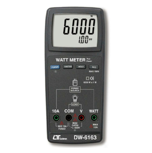 Compteur de puissance numérique monophasé DW-6163 True RMS avec testeur de facteur de puissance PF et interface USB - Product Image 1