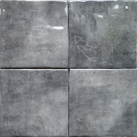 125YC91 Fabricants chinois de revêtements de sol en béton mat uni, carrelage 125*125mm, carrelage en porcelaine multicolore, carrelage mural en céramique émaillée