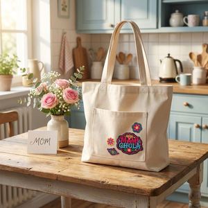 Nouvelle broderie thermocollante style rétro, patch à carreaux roses avec inscription 'Mama Howdy' pour la décoration de chapeaux, vêtements et sacs - Product Image 2