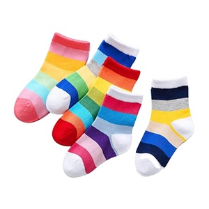 Calcetines <span class=keywords><strong>de</strong></span> algodón orgánico con dibujos animados para bebé, medias antideslizantes con diseños 3D - Product Image 6