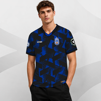 Maillots de football rétro personnalisés HOSTARON, t-shirts avec broderie de logo, design par sublimation, col polo à épaules tombantes, maillot de football vintage