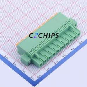 KF2EDGKNM-5.0-10P Plug-in Terminal Block P=5mm Connector Plug Screw Fixing 1x10P 5mm - Product Image 2