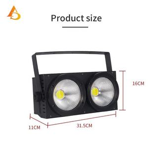 AICPOSE Éclairage de Scène Professionnel 200W Blanc Chaud COB LED Blinder Light 2 Yeux Lumière Blinder LED pour Public - Product Image 6
