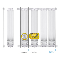 Organisateur de boissons pour réfrigérateur et étagère de supermarché, système de rangement de boissons à double ressort amélioré avec poussoir automatique