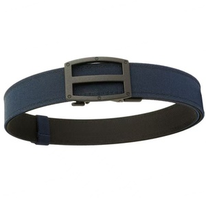 Ceinture tactique réglable en nylon noir avec boucle métallique pour usage extérieur - Product Image 3