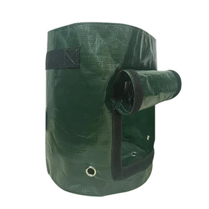 DD1503 Pots en tissu aérés, sacs de plantation robustes pour légumes, tomates, fruits, jardin, sacs de culture de pommes de terre avec rabat et poignées - Product Image 6