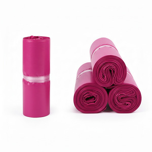 ถุงจัดส่งพลาสติกกันน้ำแบบหนา 32x45 ซม. สีแดงกุหลาบ สำหรับบรรจุภัณฑ์โลจิสติกส์อีคอมเมิร์ซ - Product Image 3