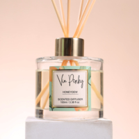 Diffuseur de parfum d'ambiance Via Pinky 100ml, senteur melon miel, longue durée, arôme naturel, pour chambre, salon, hôtel, maison