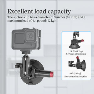 إصدار سريع لسيارة DJI Insta360 ARRI بكاميرا من سبائك الألومنيوم كوب شفط متوافق مع DJI Insta360 ARRI \" - Product Image 6