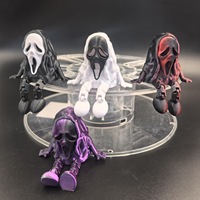 Modèle articulé en plastique PLA imprimé en 3D, objet de collection fantôme, décoration d'étagère, vente en gros, cadeau tendance, souvenir