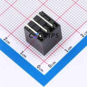 MX15EDGRHC-3.5-2*03P-BK01-Cu-A Plug-in Terminal Block Bent Lead Through Hole,P=3.5mm Board-to-Board / Socket - Closed 2x3P 3.5mm - Product Image 2