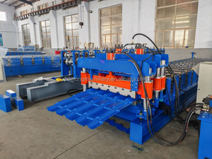 Tự động màu thép tráng men cuộn tạo thành máy với động cơ 12 bước & bánh răng cho mái nhà tấm xây dựng ppgi decoiler - Product Image 3